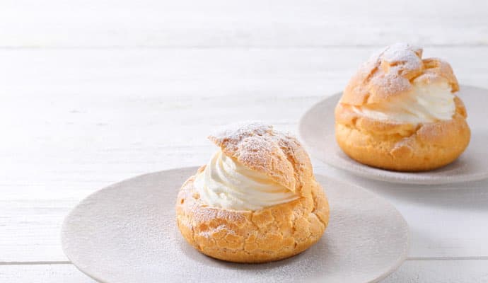 2層の贅沢シュークリーム