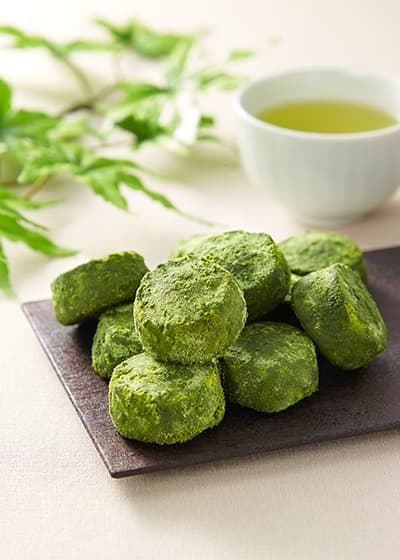 宇治抹茶のポルボローネ