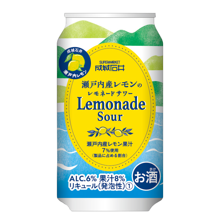 成城石井 瀬戸内産レモンの レモネードサワー缶