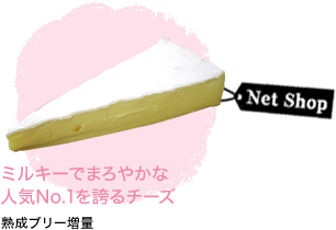 ミルキーでまろやかな人気No.1を誇るチーズ 熟成ブリー増量