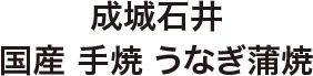 成城石井 国産 手焼 うなぎ蒲焼