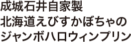 成城石井自家製 北海道えびすかぼちゃのジャンボハロウィンプリン