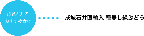 成城石井のおすすめ食材 成城石井直輸入 種無し緑ぶどう