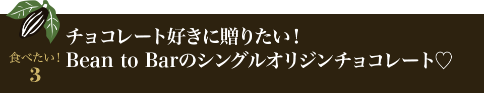 食べたい！3 チョコレート好きに贈りたい！Bean to Barのシングルオリジンチョコレート♡