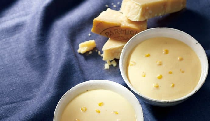 チーズ仕立てのコクうまコーンポタージュ